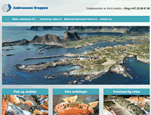 Tablet Screenshot of andreassen.no